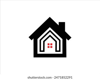 simple house design vector illustration,