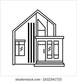 simple house design vector illustration,