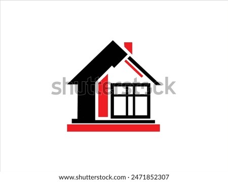 simple house design vector illustration,