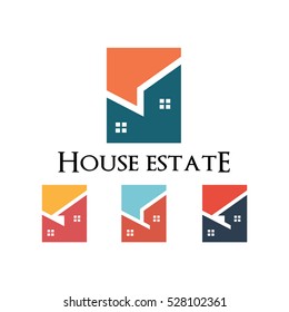 Simple House Home Real Estate Logo Icons