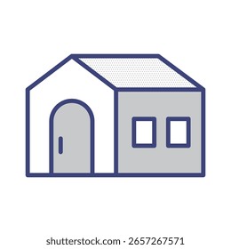 Simple house icon vector illustration
