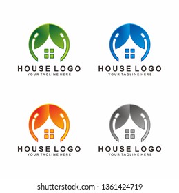 simple house logo design 