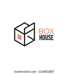 Simple House Logo Design Template Industry Idea