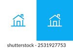 Simple House Logo. House Logo Icon Symbol Vector Design Template.