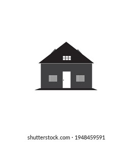 logotipo de casa simple sobre fondo blanco.