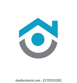 Plantilla de logotipo de la casa simple, diseño de icono del logotipo del hogar, vector de símbolo de propiedad