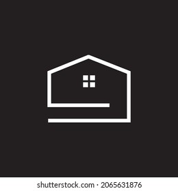 einfaches Haus-Umriss-Logo