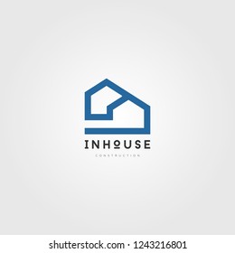 Simple House Property Logo Sign Symbol Icon