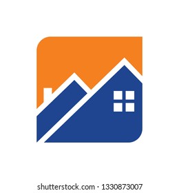 Simple House Realty Settlement Residential Logo Icon