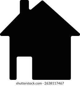 A Simple House Shape Icon