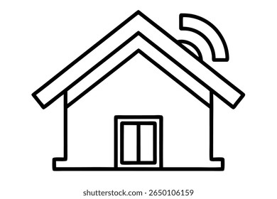 Simple House Symbol Smart Home Icon Collection Design Illustration