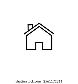 simple house vector design version 1