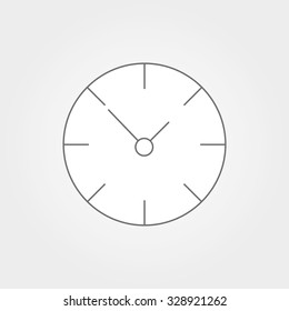 Simple Household Web Icons: Clock
