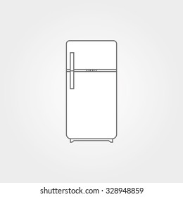 Simple Household Web Icons: Fridge