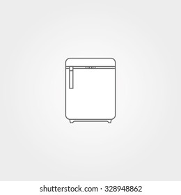 Simple Household Web Icons: Fridge