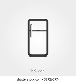 Simple Household Web Icons: Fridge
