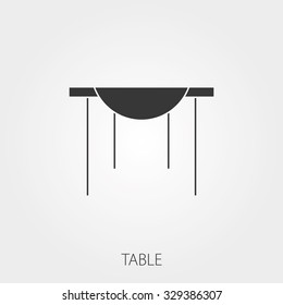 Simple Household Web Icons: Table