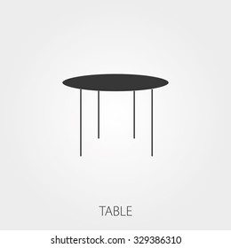 Simple Household Web Icons: Table