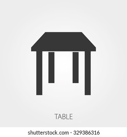 Simple Household Web Icons: Table