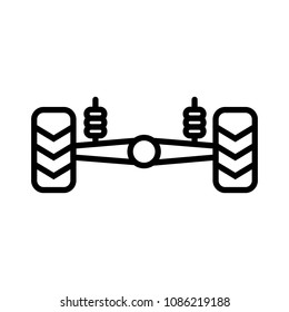 Simple hoverboard icon with shadow. Self-balancing electric scooter icons isolated on white. Vector flat illustration