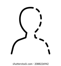 simple human icon design, best used for banner, flayer, or web application. Editable stroke with EPS 10 file format