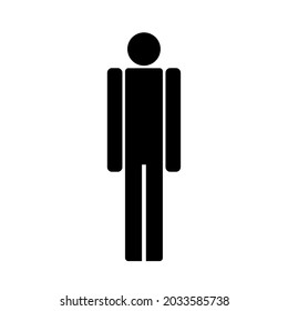Simple human vector. Suitable for use in a variety of directions.