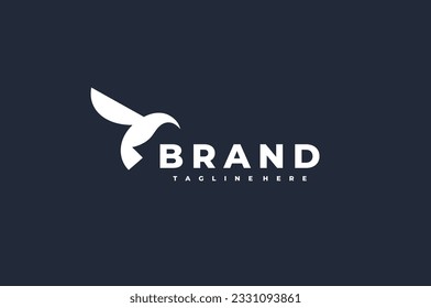 the simple hummingbird white logo