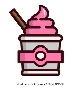 Simple ice crea icon