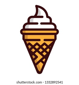 Simple ice crea icon