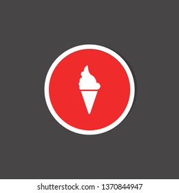 simple ice cream icon