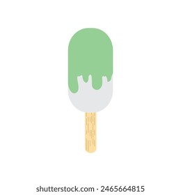 Einfache Eiscreme Premium Logo Vektorillustration Vorlage Design