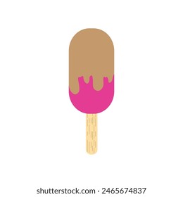 Einfache Eiscreme Premium Logo Vektorillustration Vorlage Design