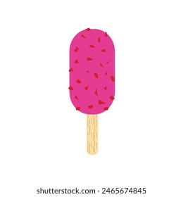 Diseño de Plantilla de Ilustración vectorial de logotipo premium de helado simple