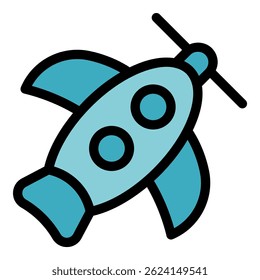 Simple icon of an airplane flying in the sky, perfect for projects related to travel and aviation