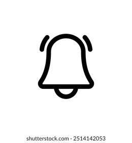 simple icon of app notification bell