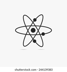 Simple icon atom.