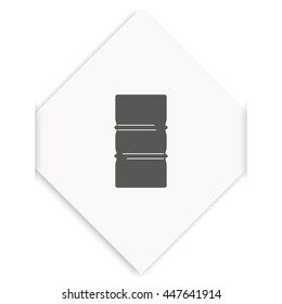 Simple icon barrel of oil.