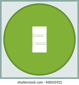 Simple icon barrel of oil.