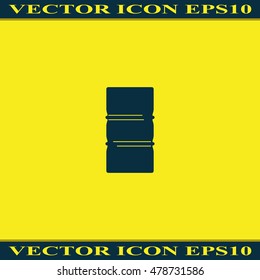 Simple icon barrel of oil.