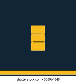 Simple icon barrel of oil.