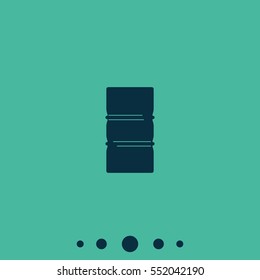 Simple icon barrel of oil.