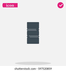 Simple icon barrel of oil.