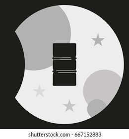 Simple icon barrel of oil.