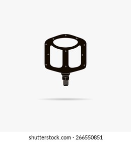 Simple icon bicycle pedal.