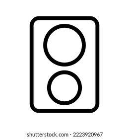 simple icon black line speck symbol