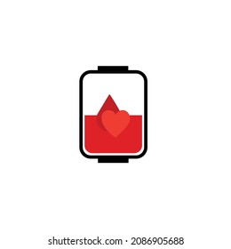 A Simple icon blood bag