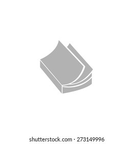 A simple icon of a book or magazine.