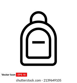 Simple icon of a briefcase vector illustration