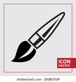 Simple Icon Brush Vector Illustration