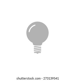 Simple icon bulb.
